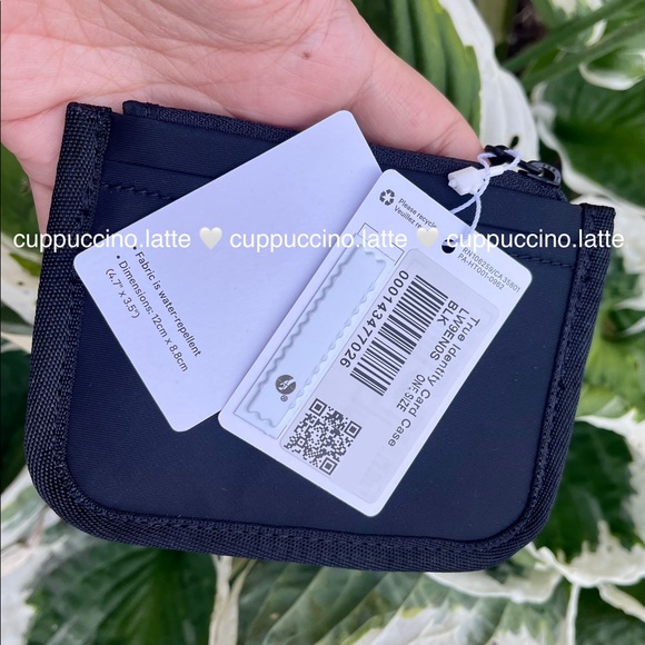 🖤NWT🖤Lululemon Athletica True Identity Card Case Wallet in Black - Picture 5 of 9